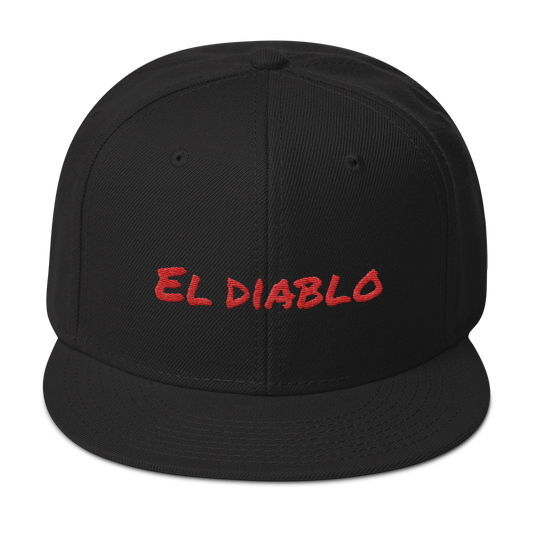 El Diablo Snapback Hat  - 2020 - DominicanGirlfriend.com - Frases Dominicanas - República Dominicana Lifestyle Graphic T-Shirts Streetwear & Accessories - New York - Bronx - Washington Heights - Miami - Florida - Boca Chica - USA - Dominican Clothing