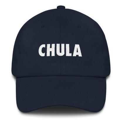 Chula Dad Hat  - 2020 - DominicanGirlfriend.com - Frases Dominicanas - República Dominicana Lifestyle Graphic T-Shirts Streetwear & Accessories - New York - Bronx - Washington Heights - Miami - Florida - Boca Chica - USA - Dominican Clothing