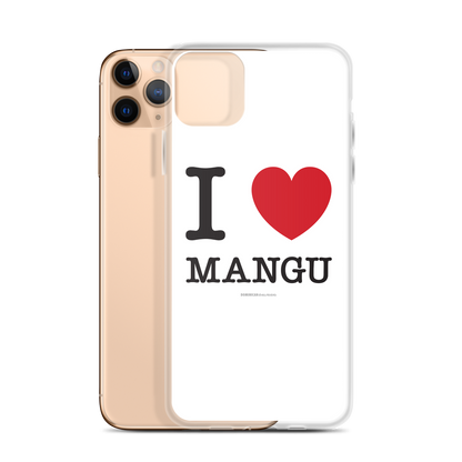 I Love Mangu iPhone Case  - 2020 - DominicanGirlfriend.com - Frases Dominicanas - República Dominicana Lifestyle Graphic T-Shirts Streetwear & Accessories - New York - Bronx - Washington Heights - Miami - Florida - Boca Chica - USA - Dominican Clothing