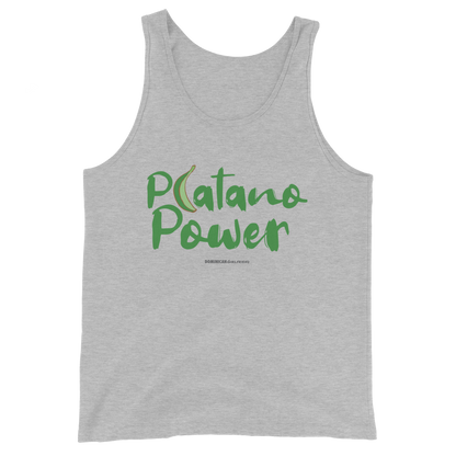 Platano Power Tank Top  - 2020 - DominicanGirlfriend.com - Frases Dominicanas - República Dominicana Lifestyle Graphic T-Shirts Streetwear & Accessories - New York - Bronx - Washington Heights - Miami - Florida - Boca Chica - USA - Dominican Clothing