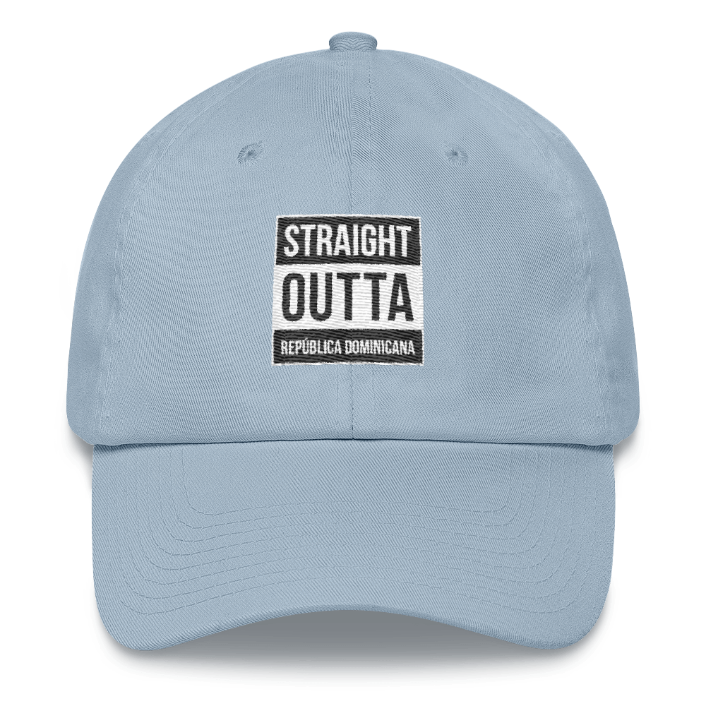 Straight Outta República Dominicana Dad hat  - 2020 - DominicanGirlfriend.com - Frases Dominicanas - República Dominicana Lifestyle Graphic T-Shirts Streetwear & Accessories - New York - Bronx - Washington Heights - Miami - Florida - Boca Chica - USA - Dominican Clothing