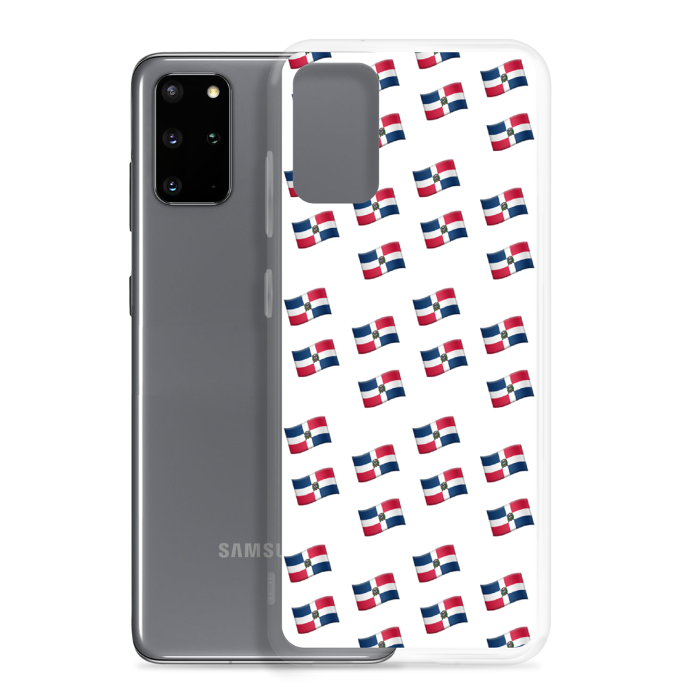 All-Over Emoji República Dominicana Flag Samsung Case  - 2020 - DominicanGirlfriend.com - Frases Dominicanas - República Dominicana Lifestyle Graphic T-Shirts Streetwear & Accessories - New York - Bronx - Washington Heights - Miami - Florida - Boca Chica - USA - Dominican Clothing