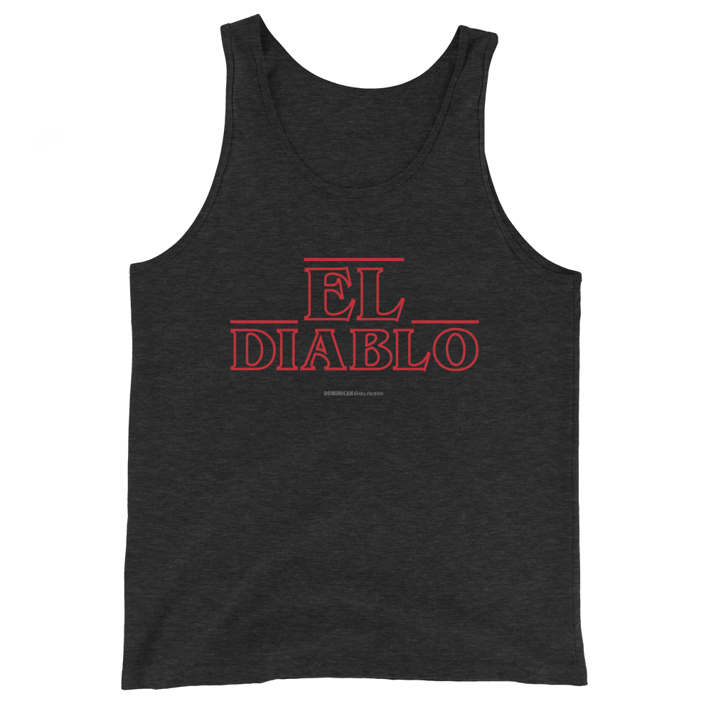 El Diablo Tank Top  - 2020 - DominicanGirlfriend.com - Frases Dominicanas - República Dominicana Lifestyle Graphic T-Shirts Streetwear & Accessories - New York - Bronx - Washington Heights - Miami - Florida - Boca Chica - USA - Dominican Clothing