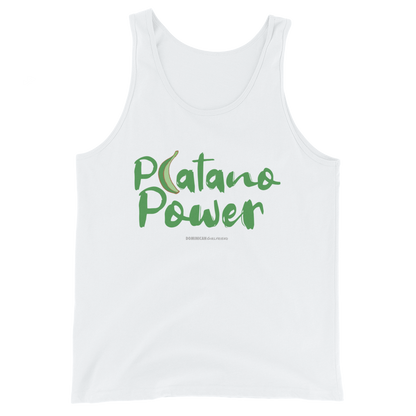 Platano Power Tank Top  - 2020 - DominicanGirlfriend.com - Frases Dominicanas - República Dominicana Lifestyle Graphic T-Shirts Streetwear & Accessories - New York - Bronx - Washington Heights - Miami - Florida - Boca Chica - USA - Dominican Clothing