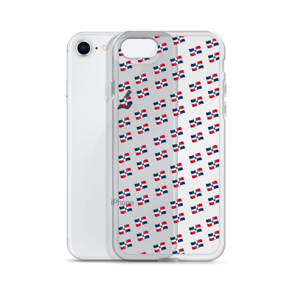 All-Over Emoji República Dominicana Flag iPhone Case  - 2020 - DominicanGirlfriend.com - Frases Dominicanas - República Dominicana Lifestyle Graphic T-Shirts Streetwear & Accessories - New York - Bronx - Washington Heights - Miami - Florida - Boca Chica - USA - Dominican Clothing