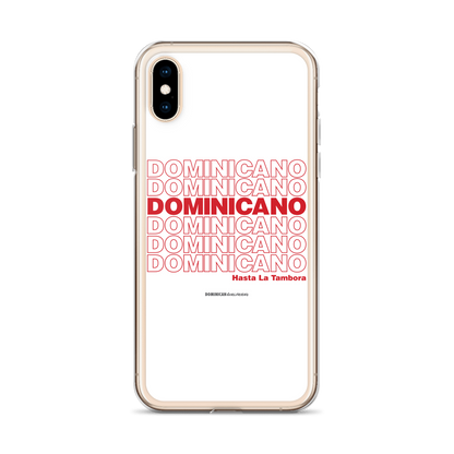 Dominicano Hasta La Tambora iPhone Case  - 2020 - DominicanGirlfriend.com - Frases Dominicanas - República Dominicana Lifestyle Graphic T-Shirts Streetwear & Accessories - New York - Bronx - Washington Heights - Miami - Florida - Boca Chica - USA - Dominican Clothing