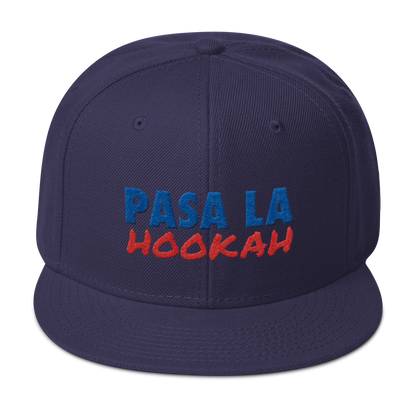 Pasa La Hookah Snapback Hat  - 2020 - DominicanGirlfriend.com - Frases Dominicanas - República Dominicana Lifestyle Graphic T-Shirts Streetwear & Accessories - New York - Bronx - Washington Heights - Miami - Florida - Boca Chica - USA - Dominican Clothing