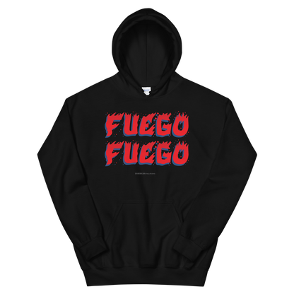 Fuego Unisex Hoodie  - 2020 - DominicanGirlfriend.com - Frases Dominicanas - República Dominicana Lifestyle Graphic T-Shirts Streetwear & Accessories - New York - Bronx - Washington Heights - Miami - Florida - Boca Chica - USA - Dominican Clothing
