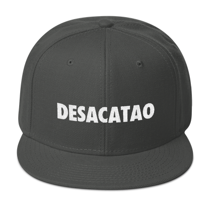 Desacatao Snapback Hat  - 2020 - DominicanGirlfriend.com - Frases Dominicanas - República Dominicana Lifestyle Graphic T-Shirts Streetwear & Accessories - New York - Bronx - Washington Heights - Miami - Florida - Boca Chica - USA - Dominican Clothing