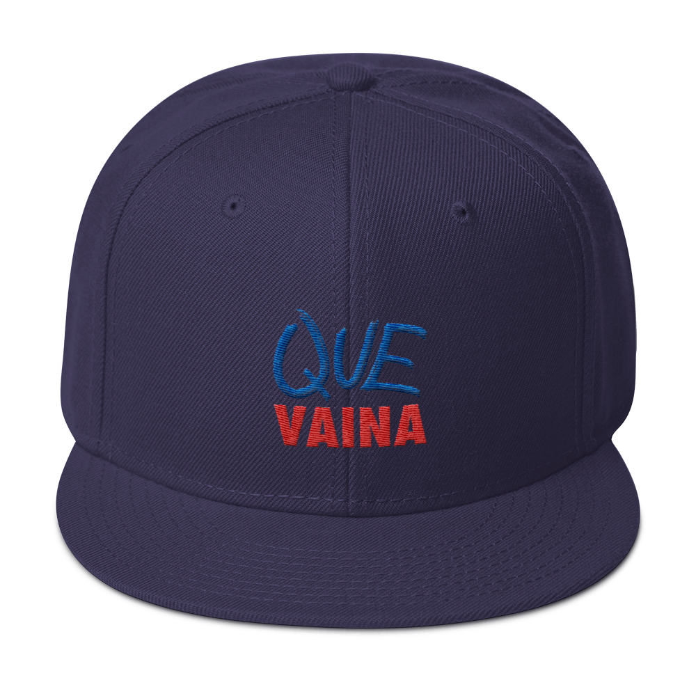 Que Vaina Snapback Hat  - 2020 - DominicanGirlfriend.com - Frases Dominicanas - República Dominicana Lifestyle Graphic T-Shirts Streetwear & Accessories - New York - Bronx - Washington Heights - Miami - Florida - Boca Chica - USA - Dominican Clothing