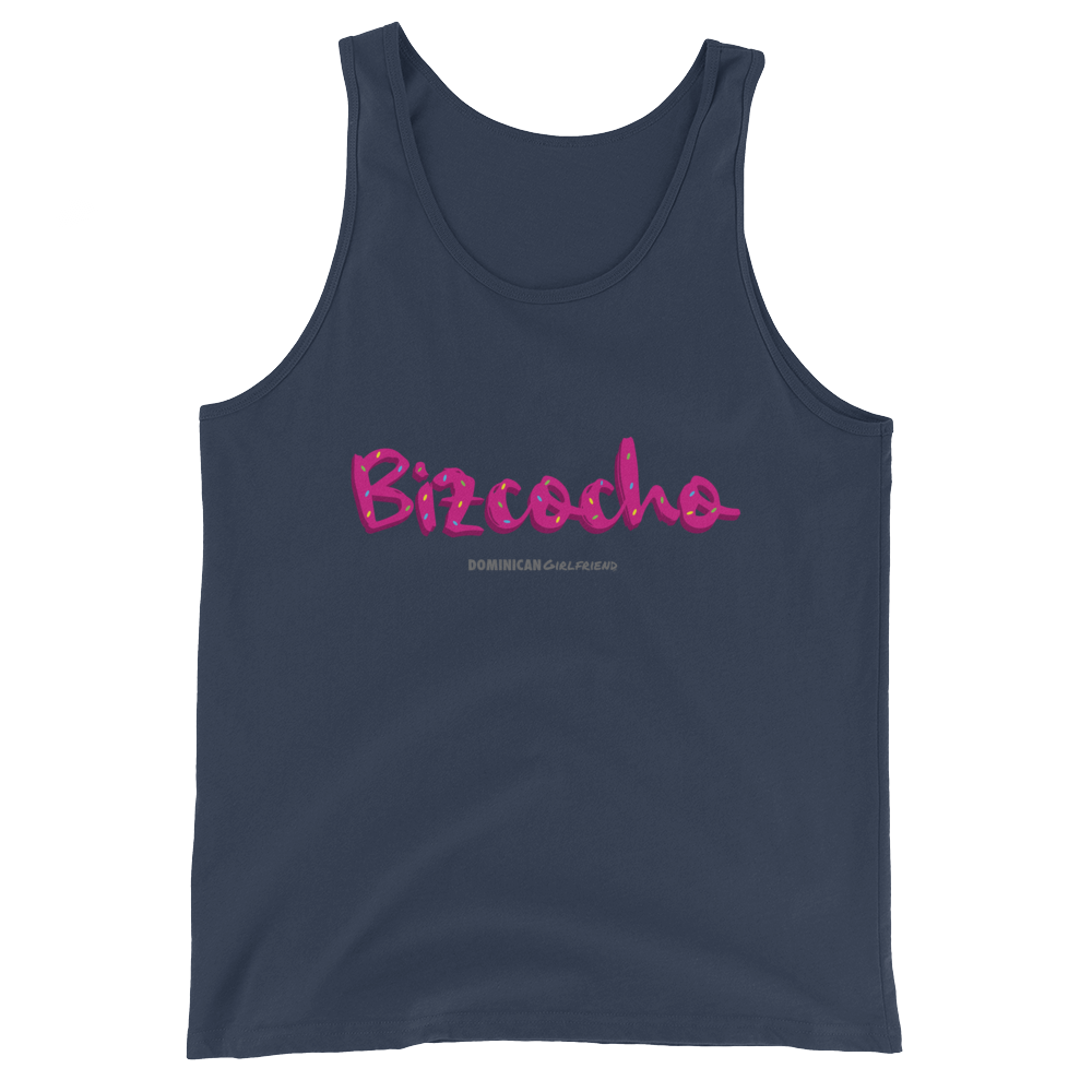 Bizcocho Tank Top  - 2020 - DominicanGirlfriend.com - Frases Dominicanas - República Dominicana Lifestyle Graphic T-Shirts Streetwear & Accessories - New York - Bronx - Washington Heights - Miami - Florida - Boca Chica - USA - Dominican Clothing