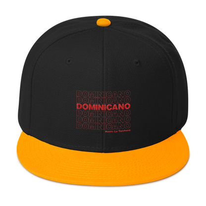 Dominicano Hasta La Tambora Snapback  - 2020 - DominicanGirlfriend.com - Frases Dominicanas - República Dominicana Lifestyle Graphic T-Shirts Streetwear & Accessories - New York - Bronx - Washington Heights - Miami - Florida - Boca Chica - USA - Dominican Clothing