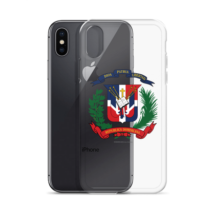 Escudo de la República Dominicana iPhone Case  - 2020 - DominicanGirlfriend.com - Frases Dominicanas - República Dominicana Lifestyle Graphic T-Shirts Streetwear & Accessories - New York - Bronx - Washington Heights - Miami - Florida - Boca Chica - USA - Dominican Clothing