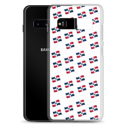 All-Over Emoji República Dominicana Flag Samsung Case  - 2020 - DominicanGirlfriend.com - Frases Dominicanas - República Dominicana Lifestyle Graphic T-Shirts Streetwear & Accessories - New York - Bronx - Washington Heights - Miami - Florida - Boca Chica - USA - Dominican Clothing