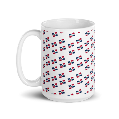 All-Over Emoji República Dominicana Flag Mug  - 2020 - DominicanGirlfriend.com - Frases Dominicanas - República Dominicana Lifestyle Graphic T-Shirts Streetwear & Accessories - New York - Bronx - Washington Heights - Miami - Florida - Boca Chica - USA - Dominican Clothing