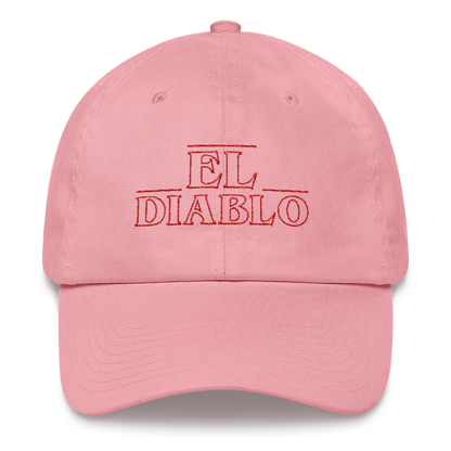 El Diablo Dad Hat  - 2020 - DominicanGirlfriend.com - Frases Dominicanas - República Dominicana Lifestyle Graphic T-Shirts Streetwear & Accessories - New York - Bronx - Washington Heights - Miami - Florida - Boca Chica - USA - Dominican Clothing