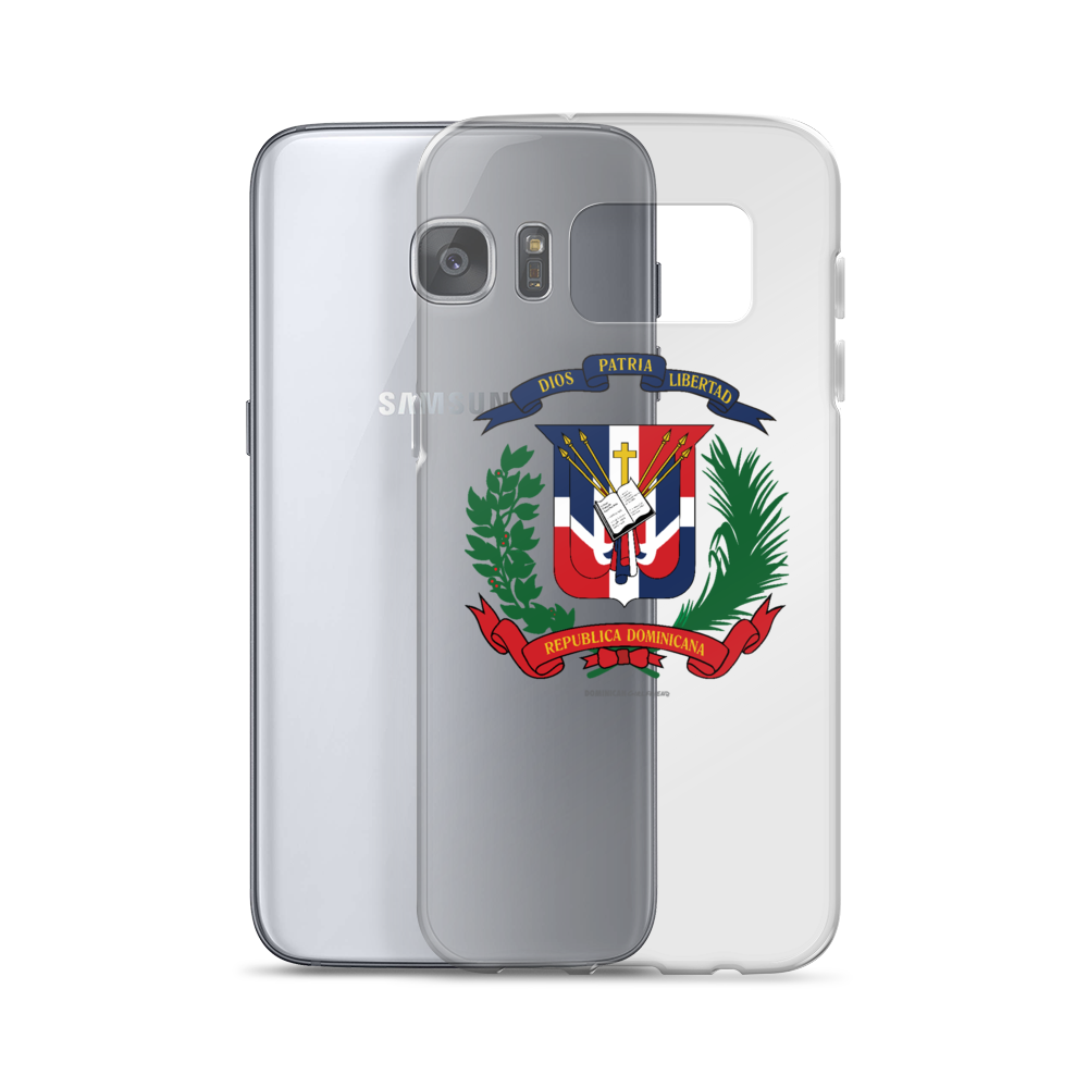Escudo de la República Dominicana Samsung Case  - 2020 - DominicanGirlfriend.com - Frases Dominicanas - República Dominicana Lifestyle Graphic T-Shirts Streetwear & Accessories - New York - Bronx - Washington Heights - Miami - Florida - Boca Chica - USA - Dominican Clothing