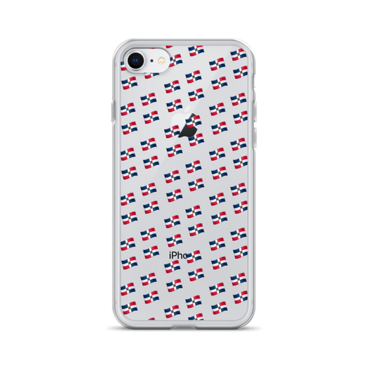 All-Over Emoji República Dominicana Flag iPhone Case  - 2020 - DominicanGirlfriend.com - Frases Dominicanas - República Dominicana Lifestyle Graphic T-Shirts Streetwear & Accessories - New York - Bronx - Washington Heights - Miami - Florida - Boca Chica - USA - Dominican Clothing