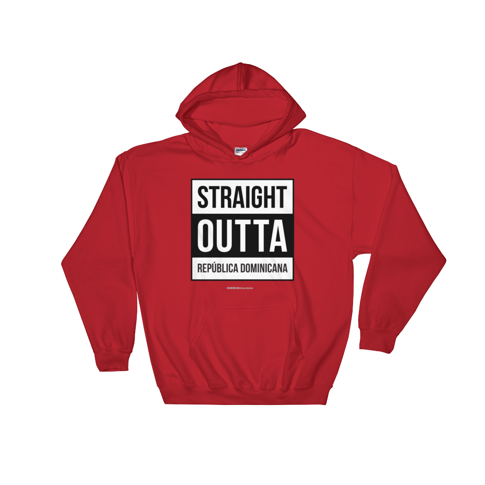 Straight Outta República Dominicana Unisex Hoodie  - 2020 - DominicanGirlfriend.com - Frases Dominicanas - República Dominicana Lifestyle Graphic T-Shirts Streetwear & Accessories - New York - Bronx - Washington Heights - Miami - Florida - Boca Chica - USA - Dominican Clothing