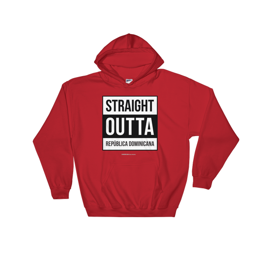 Straight Outta República Dominicana Unisex Hoodie  - 2020 - DominicanGirlfriend.com - Frases Dominicanas - República Dominicana Lifestyle Graphic T-Shirts Streetwear & Accessories - New York - Bronx - Washington Heights - Miami - Florida - Boca Chica - USA - Dominican Clothing
