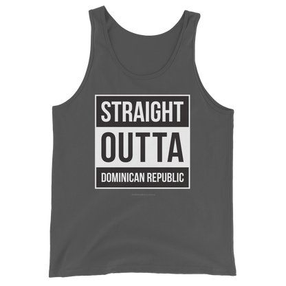 Straight Outta Dominican Republic Tank Top  - 2020 - DominicanGirlfriend.com - Frases Dominicanas - República Dominicana Lifestyle Graphic T-Shirts Streetwear & Accessories - New York - Bronx - Washington Heights - Miami - Florida - Boca Chica - USA - Dominican Clothing