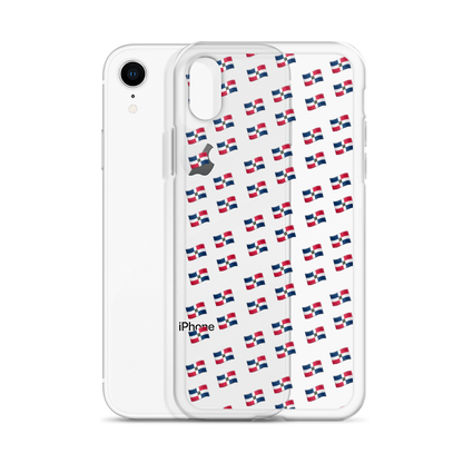 All-Over Emoji República Dominicana Flag iPhone Case  - 2020 - DominicanGirlfriend.com - Frases Dominicanas - República Dominicana Lifestyle Graphic T-Shirts Streetwear & Accessories - New York - Bronx - Washington Heights - Miami - Florida - Boca Chica - USA - Dominican Clothing