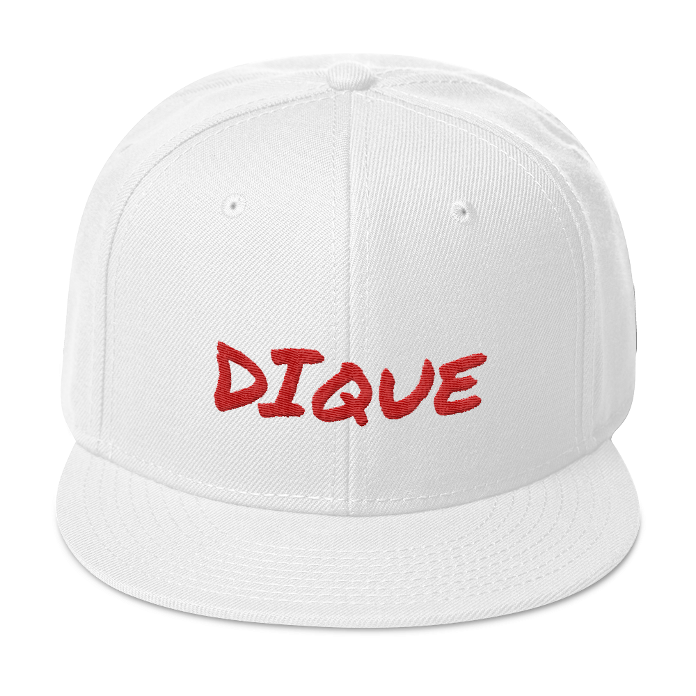 Dique Snapback Hat  - 2020 - DominicanGirlfriend.com - Frases Dominicanas - República Dominicana Lifestyle Graphic T-Shirts Streetwear & Accessories - New York - Bronx - Washington Heights - Miami - Florida - Boca Chica - USA - Dominican Clothing