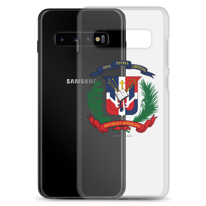 Escudo de la República Dominicana Samsung Case  - 2020 - DominicanGirlfriend.com - Frases Dominicanas - República Dominicana Lifestyle Graphic T-Shirts Streetwear & Accessories - New York - Bronx - Washington Heights - Miami - Florida - Boca Chica - USA - Dominican Clothing