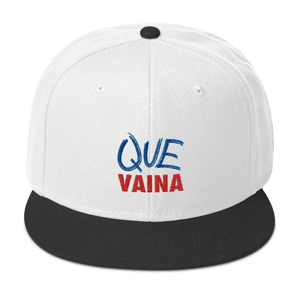 Que Vaina Snapback Hat  - 2020 - DominicanGirlfriend.com - Frases Dominicanas - República Dominicana Lifestyle Graphic T-Shirts Streetwear & Accessories - New York - Bronx - Washington Heights - Miami - Florida - Boca Chica - USA - Dominican Clothing