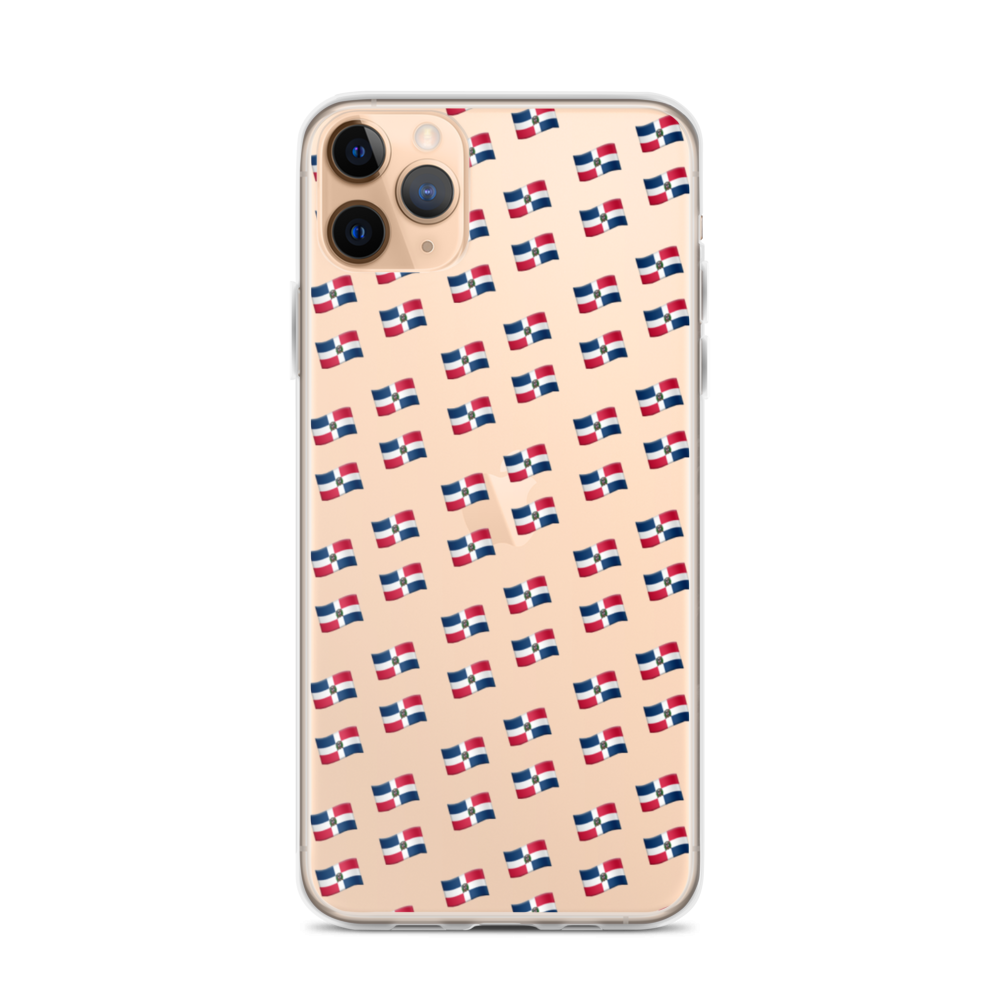 All-Over Emoji República Dominicana Flag iPhone Case  - 2020 - DominicanGirlfriend.com - Frases Dominicanas - República Dominicana Lifestyle Graphic T-Shirts Streetwear & Accessories - New York - Bronx - Washington Heights - Miami - Florida - Boca Chica - USA - Dominican Clothing