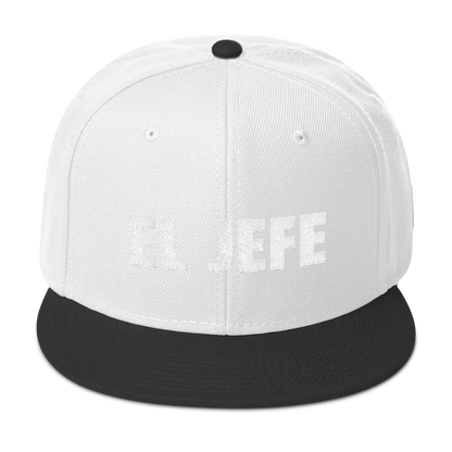El Jefe Snapback Hat  - 2020 - DominicanGirlfriend.com - Frases Dominicanas - República Dominicana Lifestyle Graphic T-Shirts Streetwear & Accessories - New York - Bronx - Washington Heights - Miami - Florida - Boca Chica - USA - Dominican Clothing