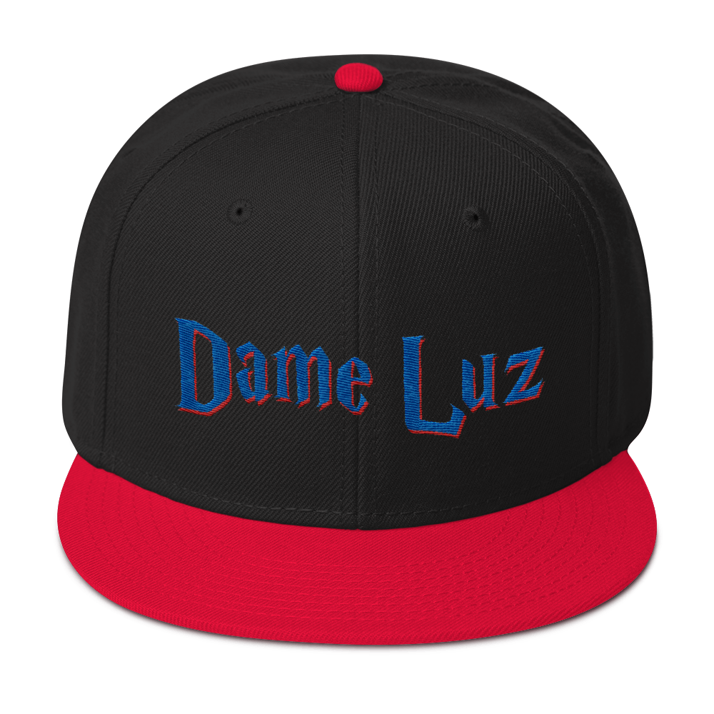 Dame Luz Snapback Hat  - 2020 - DominicanGirlfriend.com - Frases Dominicanas - República Dominicana Lifestyle Graphic T-Shirts Streetwear & Accessories - New York - Bronx - Washington Heights - Miami - Florida - Boca Chica - USA - Dominican Clothing