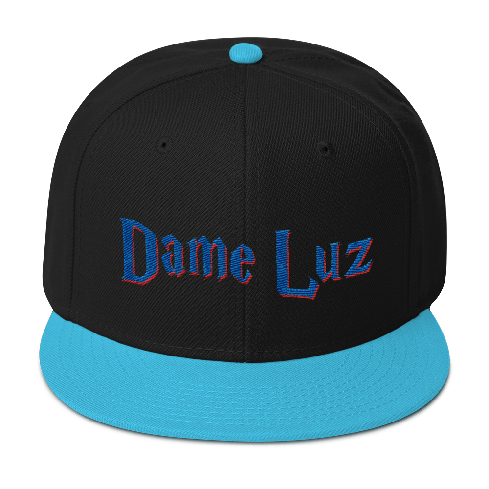 Dame Luz Snapback Hat  - 2020 - DominicanGirlfriend.com - Frases Dominicanas - República Dominicana Lifestyle Graphic T-Shirts Streetwear & Accessories - New York - Bronx - Washington Heights - Miami - Florida - Boca Chica - USA - Dominican Clothing