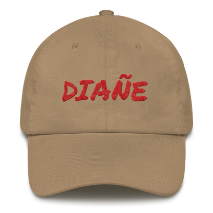 Diañe Dad Hat  - 2020 - DominicanGirlfriend.com - Frases Dominicanas - República Dominicana Lifestyle Graphic T-Shirts Streetwear & Accessories - New York - Bronx - Washington Heights - Miami - Florida - Boca Chica - USA - Dominican Clothing