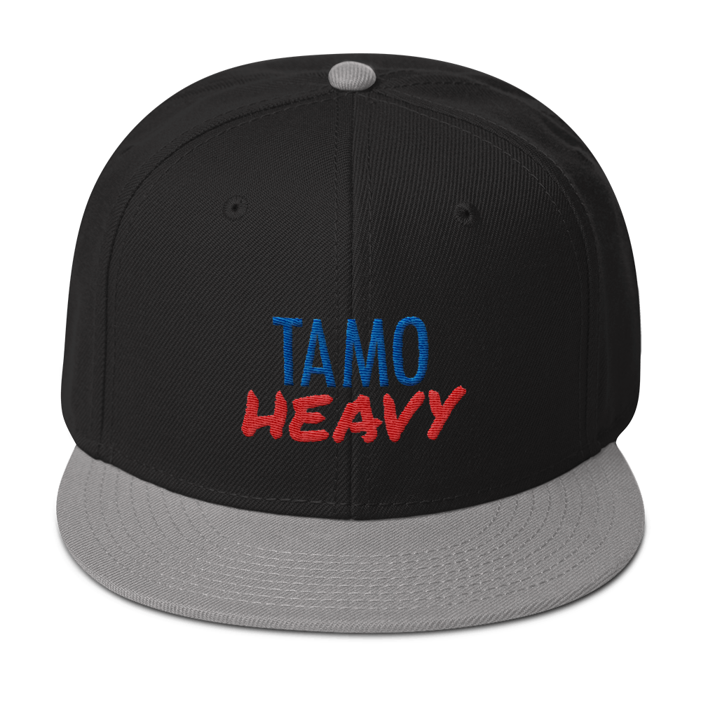 Tamo Heavy Snapback Hat  - 2020 - DominicanGirlfriend.com - Frases Dominicanas - República Dominicana Lifestyle Graphic T-Shirts Streetwear & Accessories - New York - Bronx - Washington Heights - Miami - Florida - Boca Chica - USA - Dominican Clothing