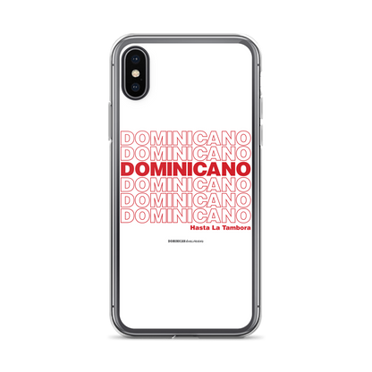 Dominicano Hasta La Tambora iPhone Case  - 2020 - DominicanGirlfriend.com - Frases Dominicanas - República Dominicana Lifestyle Graphic T-Shirts Streetwear & Accessories - New York - Bronx - Washington Heights - Miami - Florida - Boca Chica - USA - Dominican Clothing