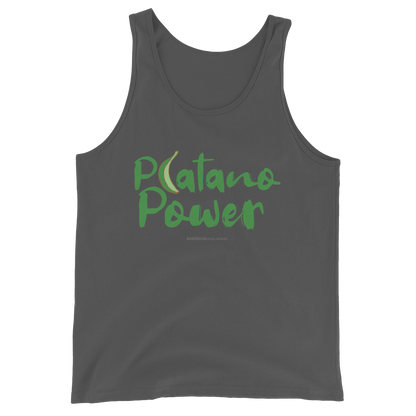 Platano Power Tank Top  - 2020 - DominicanGirlfriend.com - Frases Dominicanas - República Dominicana Lifestyle Graphic T-Shirts Streetwear & Accessories - New York - Bronx - Washington Heights - Miami - Florida - Boca Chica - USA - Dominican Clothing