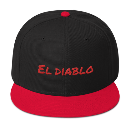 El Diablo Snapback Hat  - 2020 - DominicanGirlfriend.com - Frases Dominicanas - República Dominicana Lifestyle Graphic T-Shirts Streetwear & Accessories - New York - Bronx - Washington Heights - Miami - Florida - Boca Chica - USA - Dominican Clothing