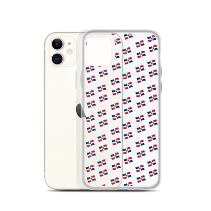 All-Over Emoji República Dominicana Flag iPhone Case  - 2020 - DominicanGirlfriend.com - Frases Dominicanas - República Dominicana Lifestyle Graphic T-Shirts Streetwear & Accessories - New York - Bronx - Washington Heights - Miami - Florida - Boca Chica - USA - Dominican Clothing