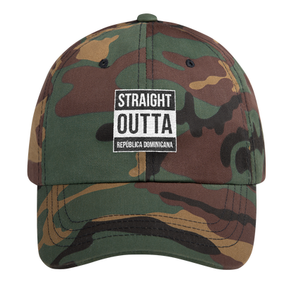 Straight Outta República Dominicana Dad hat  - 2020 - DominicanGirlfriend.com - Frases Dominicanas - República Dominicana Lifestyle Graphic T-Shirts Streetwear & Accessories - New York - Bronx - Washington Heights - Miami - Florida - Boca Chica - USA - Dominican Clothing