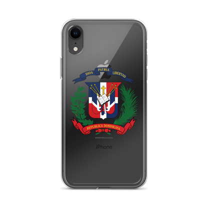 Escudo de la República Dominicana iPhone Case  - 2020 - DominicanGirlfriend.com - Frases Dominicanas - República Dominicana Lifestyle Graphic T-Shirts Streetwear & Accessories - New York - Bronx - Washington Heights - Miami - Florida - Boca Chica - USA - Dominican Clothing