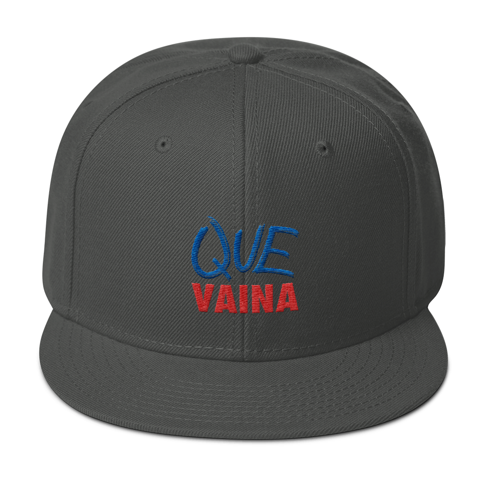 Que Vaina Snapback Hat  - 2020 - DominicanGirlfriend.com - Frases Dominicanas - República Dominicana Lifestyle Graphic T-Shirts Streetwear & Accessories - New York - Bronx - Washington Heights - Miami - Florida - Boca Chica - USA - Dominican Clothing