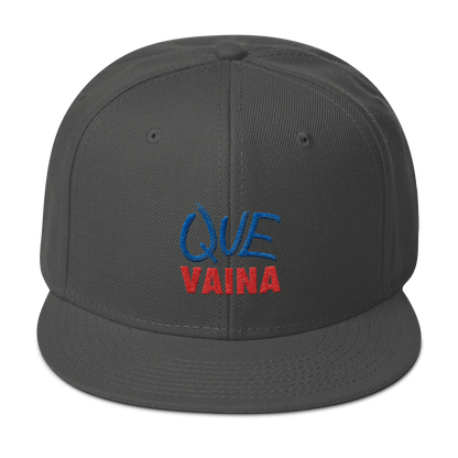 Que Vaina Snapback Hat  - 2020 - DominicanGirlfriend.com - Frases Dominicanas - República Dominicana Lifestyle Graphic T-Shirts Streetwear & Accessories - New York - Bronx - Washington Heights - Miami - Florida - Boca Chica - USA - Dominican Clothing