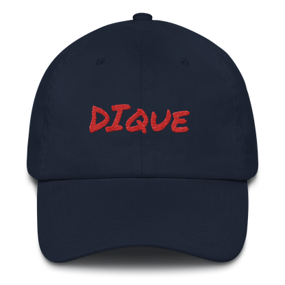 Dique Dad Hat  - 2020 - DominicanGirlfriend.com - Frases Dominicanas - República Dominicana Lifestyle Graphic T-Shirts Streetwear & Accessories - New York - Bronx - Washington Heights - Miami - Florida - Boca Chica - USA - Dominican Clothing