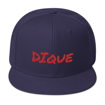 Dique Snapback Hat  - 2020 - DominicanGirlfriend.com - Frases Dominicanas - República Dominicana Lifestyle Graphic T-Shirts Streetwear & Accessories - New York - Bronx - Washington Heights - Miami - Florida - Boca Chica - USA - Dominican Clothing