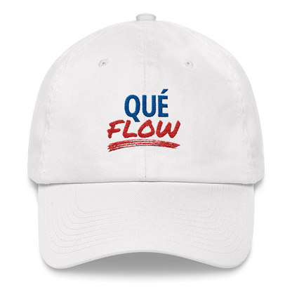 Que Flow Dad Hat  - 2020 - DominicanGirlfriend.com - Frases Dominicanas - República Dominicana Lifestyle Graphic T-Shirts Streetwear & Accessories - New York - Bronx - Washington Heights - Miami - Florida - Boca Chica - USA - Dominican Clothing