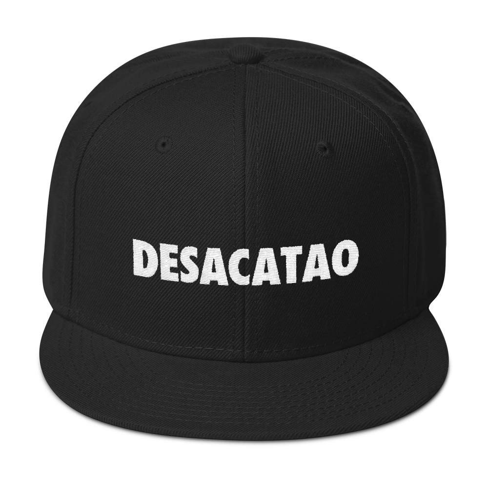 Desacatao Snapback Hat  - 2020 - DominicanGirlfriend.com - Frases Dominicanas - República Dominicana Lifestyle Graphic T-Shirts Streetwear & Accessories - New York - Bronx - Washington Heights - Miami - Florida - Boca Chica - USA - Dominican Clothing