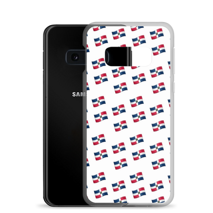 All-Over Emoji República Dominicana Flag Samsung Case  - 2020 - DominicanGirlfriend.com - Frases Dominicanas - República Dominicana Lifestyle Graphic T-Shirts Streetwear & Accessories - New York - Bronx - Washington Heights - Miami - Florida - Boca Chica - USA - Dominican Clothing