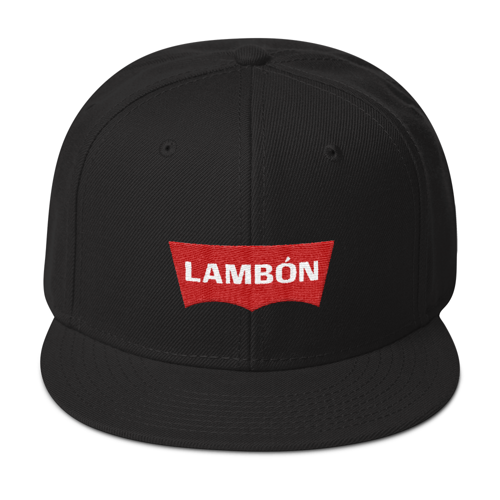 Lambón Snapback Hat  - 2020 - DominicanGirlfriend.com - Frases Dominicanas - República Dominicana Lifestyle Graphic T-Shirts Streetwear & Accessories - New York - Bronx - Washington Heights - Miami - Florida - Boca Chica - USA - Dominican Clothing