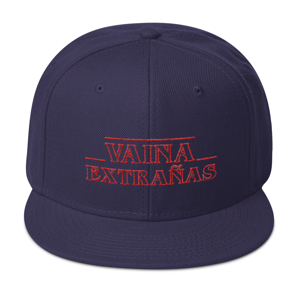 Vaina Extrañas Snapback Hat  - 2020 - DominicanGirlfriend.com - Frases Dominicanas - República Dominicana Lifestyle Graphic T-Shirts Streetwear & Accessories - New York - Bronx - Washington Heights - Miami - Florida - Boca Chica - USA - Dominican Clothing